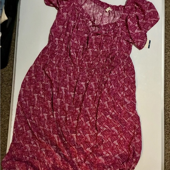 Terra & Sky Pink Off-Shoulder Maxi Dress - Picture 5 of 7